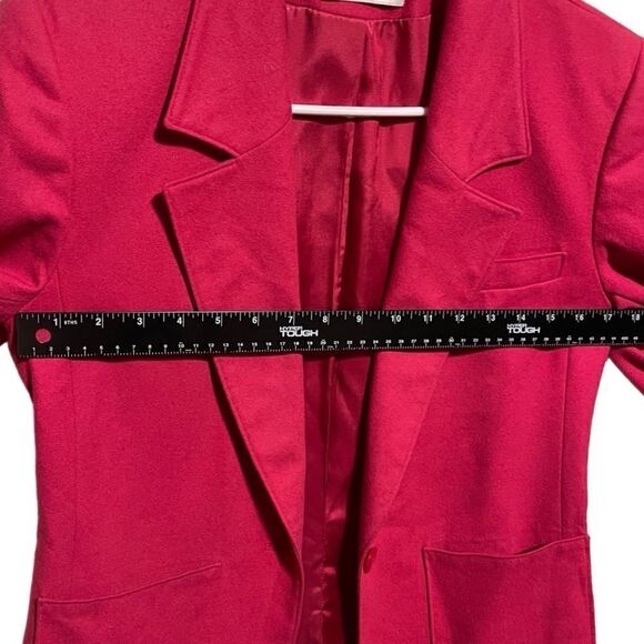 Pendleton- Women’s Hot Pink 100% Virgin Wool Blazer Jacket, SIze 8 PETITE - Picture 10 of 15